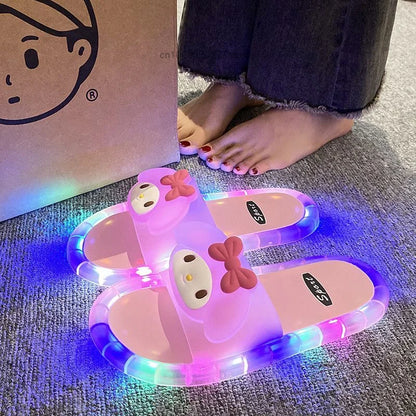 Sanrio Luminous Kuromi Slippers