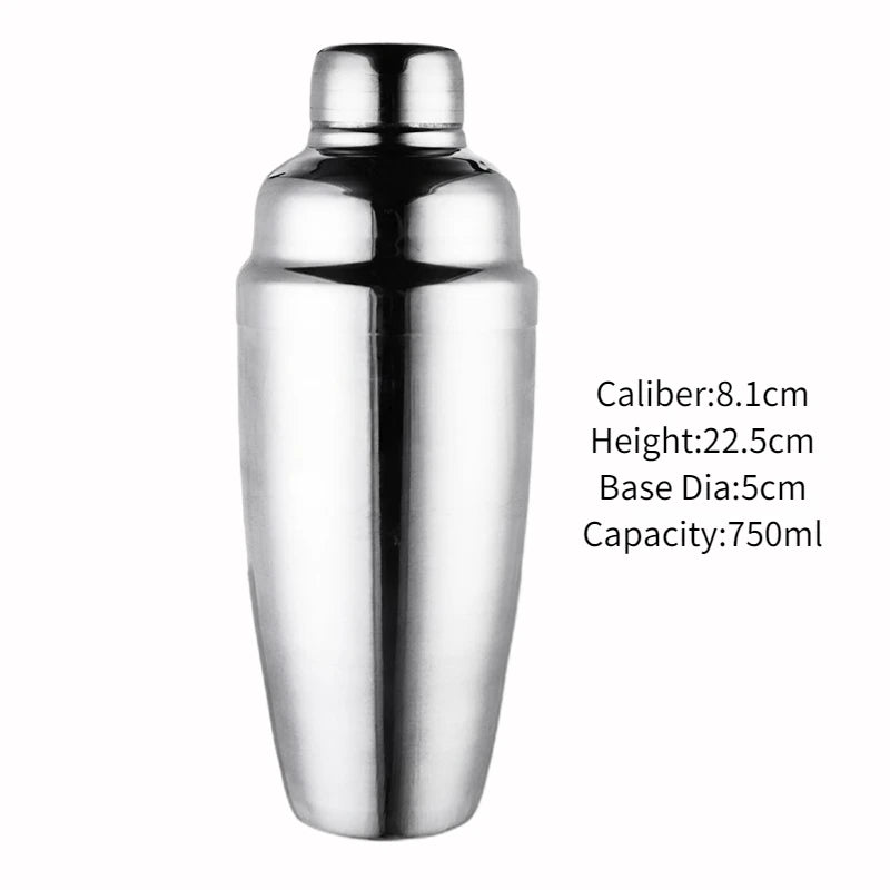 Japanese Style Cocktail Shaker - Stainless Steel Whiskey Shaker for Bartenders & Home Bars | Bar Accessories | tonyfinger store