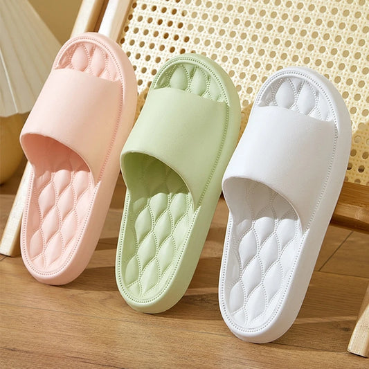 Summer Women Indoor Slippers Floor Flat Shoes Indoor Eva Flip Flops Female Non-slip Bathroom Home Slippers Zapatillas De Hombre