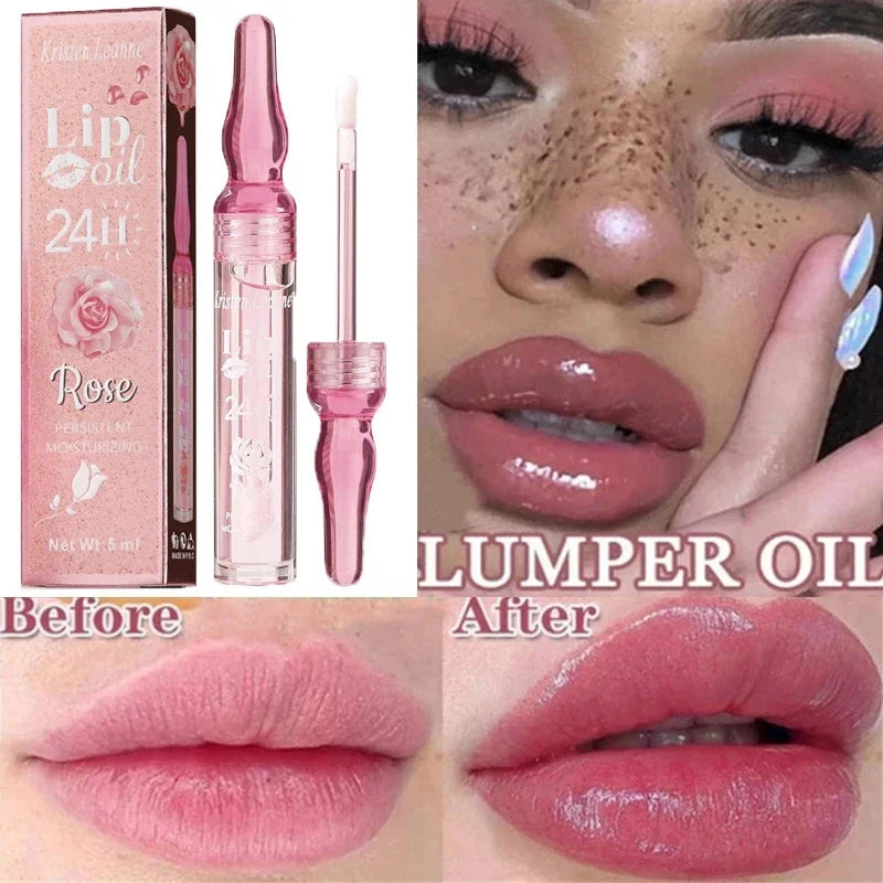 Lip Plump Serum Instant Elasticity Essential Oil Reduces Lip Lines Gets Rid Of Dry Cracked Moisturize balm gloss labial Lip Care