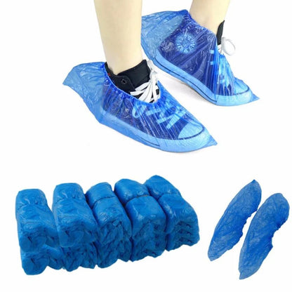 100Pcs Disposable Shoe Covers - Hygienic Boot Protection for Home & Work