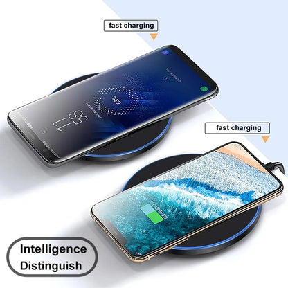 60W Fast Wireless Charger for iPhone 14/13/12/15 Pro Max, Samsung Galaxy S22/S21/S23/S10/S9, Xiaomi