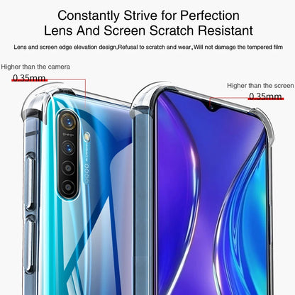 Airbag Silicone Phone Case for OPPO Realme X2 Pro XT X Transparent Soft Back Cover Anti Knock Simple Fundas Carcasas Accessories