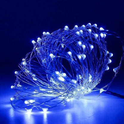 Copper Wire LED Fairy Lights - 10pcs & 6pcs for Christmas, Weddings, Parties, DIY Decor