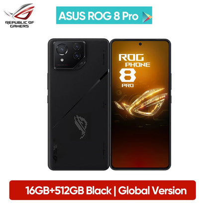 ASUS ROG Phone 8 Pro 5G Smartphone | Snapdragon 8 Gen 3, 6.78" 165Hz AMOLED Display, 50MP Camera, 5500mAh, 65W Fast Charging | tonyfinger store