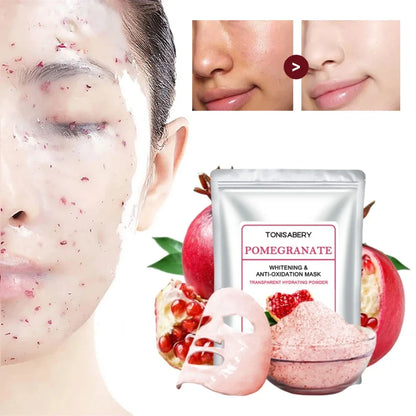 20g Hyaluronic Acid Rose Aloe Chamomile Powder Facial Mask - Anti-Aging, Wrinkle Removal, Skin Lightening & Nourishing | tonyfinger store