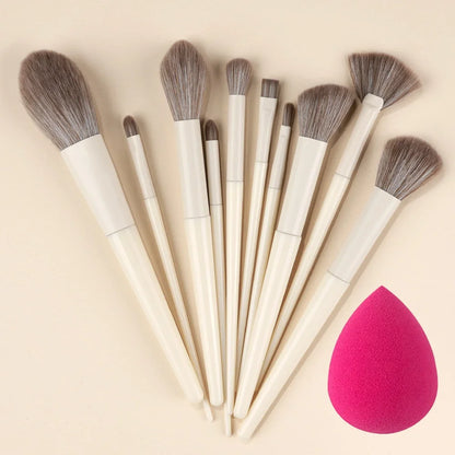 10-20PCS Makeup Brush Set - Powder, Eye Shadow, Highlighter, Foundation & Contour Brushes | Tonyfinger Store