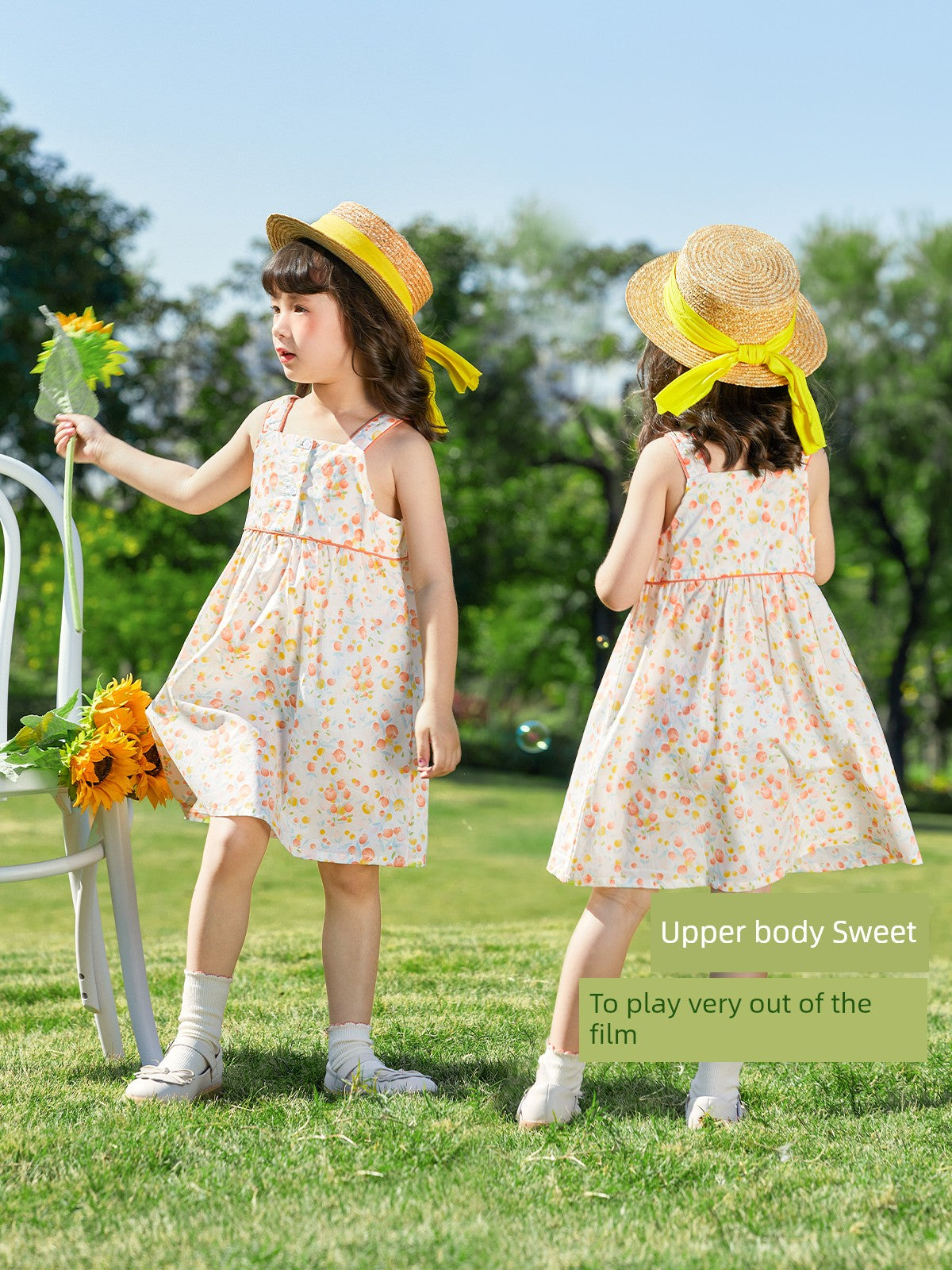 Summer Kids Fresh Floral Baby Girl Dress