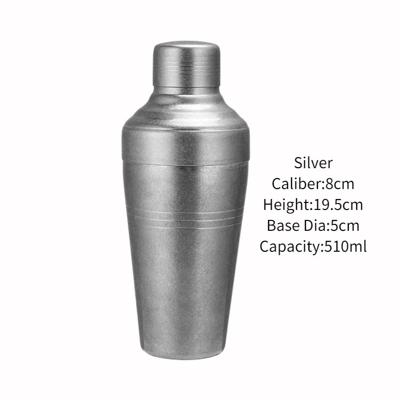 Japanese Style Cocktail Shaker - Stainless Steel Whiskey Shaker for Bartenders & Home Bars | Bar Accessories | tonyfinger store