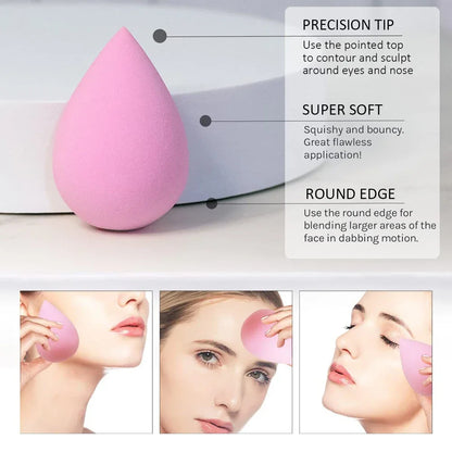 6pcs mini makeup sponge set