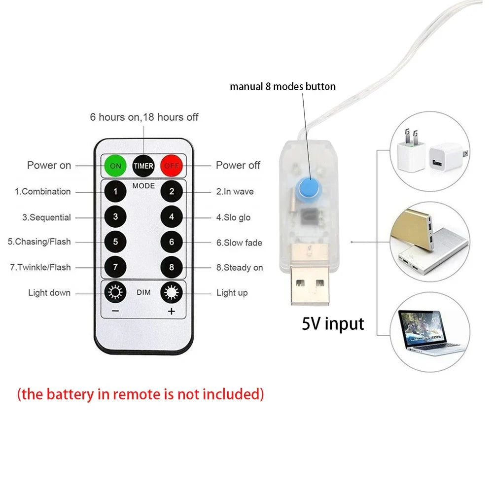 battery led string lights 