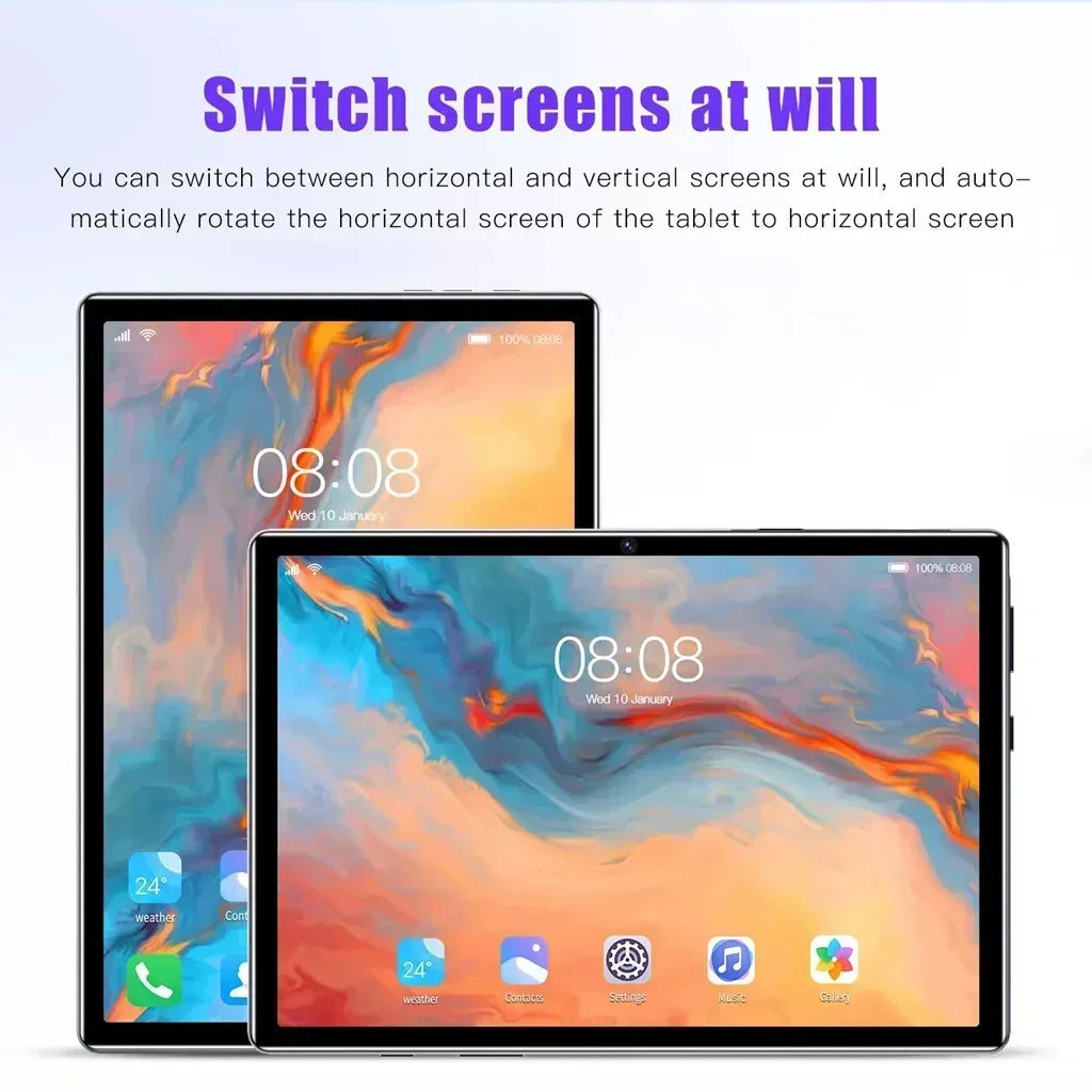 2024 NEW Google Tablette PC Pad 6 Pro | 11 Inch Android 12 Tablet | 16GB RAM | 1TB Storage | 5G Dual SIM | With Keyboard & Accessories - tonyfinger store