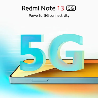 Global Version Redmi Note 13 5G 108MP camera 120Hz AMOLED display MTK Dimensity 6080 Octa core 33W fast charging 5000mAh Battery