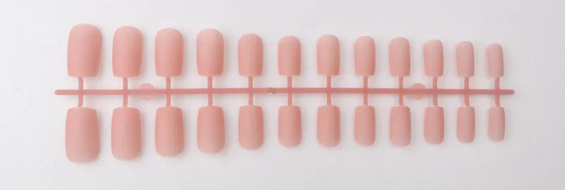 1PCS Matte False Nails | Square Head Press-On Nails | Frosted Full Cover Detachable Artificial Fingernails | Ballerina Style | No Glue | tonyfinger store