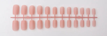 1PCS Matte False Nails | Square Head Press-On Nails | Frosted Full Cover Detachable Artificial Fingernails | Ballerina Style | No Glue | tonyfinger store