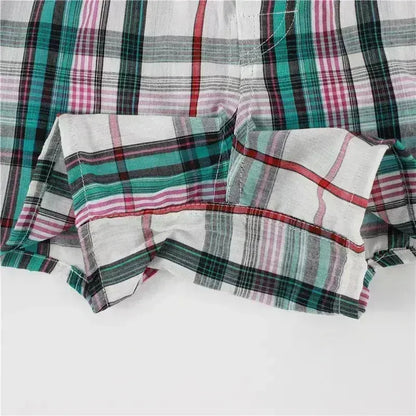 5-Pack Men’s Cotton Boxer Shorts - Plaid, Striped, Comfortable Homewear