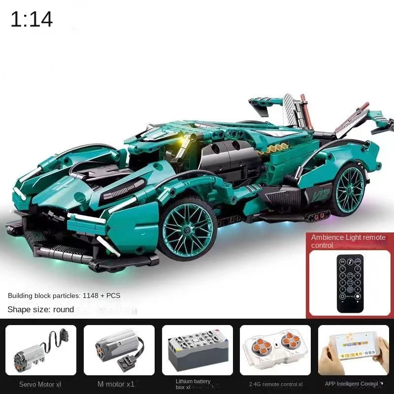 2023 Building Blocks Concept Edition Sports Car | 1148-Piece Super Racing Car Model | tonyfinger store