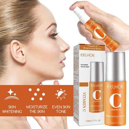 50ml Vitamin C Facial Spray Mist Whitening,Brightening,Anti-Wrinkle,Nourishing, Redness Relief,Moisturizing Face Serum Skin Care