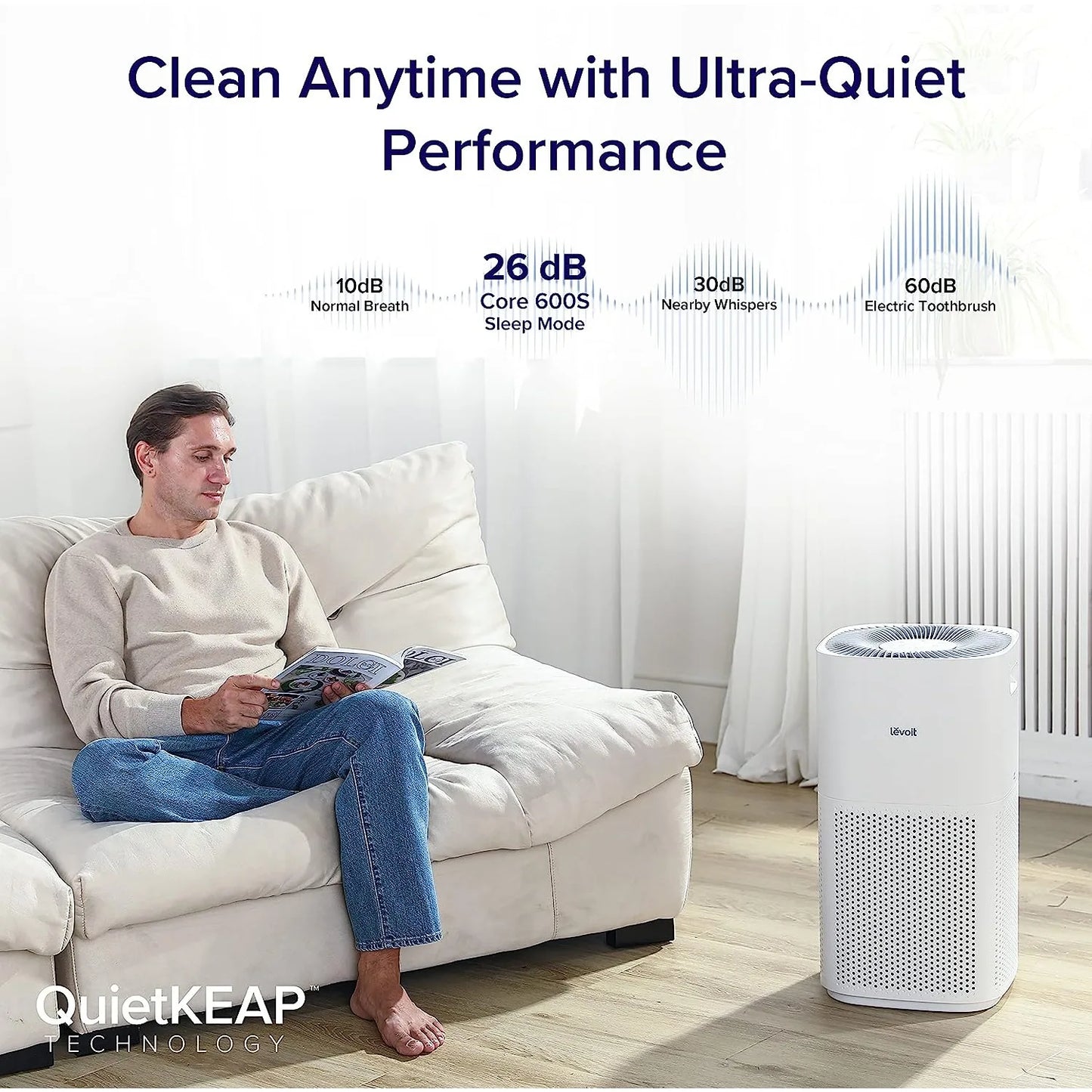 Air Purifiers for Home Large Room, Covers Up to 3175 Sq. Ft, Smart WiFi & PM2.5 Monitor, 3-in-1 Filter Captures Particles, Smoke