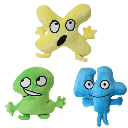 37 Style Battle for Dream Island Plush Toy BFDI Leafy Firey Flower Waterdrop Four X Cake Lollipop Stuffed Doll Kid Birthday Gift