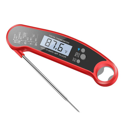 Food Thermometer Fast LCD Backlight Meat Thermometers for BBQ Baking