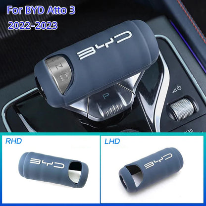 For BYD Atto 3 Yuan Plus 2022 2023 Door Handrail Silicone Cover Gear Shift Armrest Box Protection Cover Auto Interior Accessory