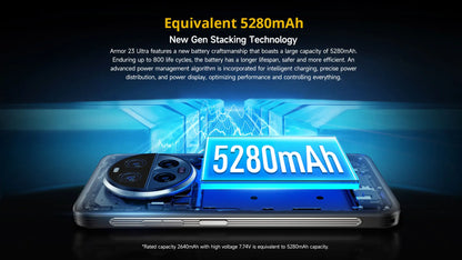 [NEW 2024] Ulefone Armor 23 Ultra 5G,Satellite Message ,120W +55W Wireless charging，512GB ROM 24GB RAM,64MP Night Camera, 6.78"