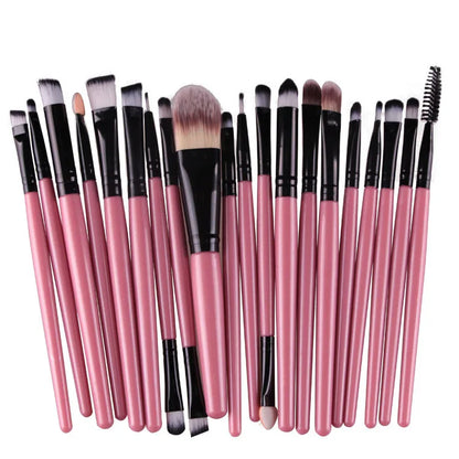 10-20PCS Makeup Brush Set - Powder, Eye Shadow, Highlighter, Foundation & Contour Brushes | Tonyfinger Store