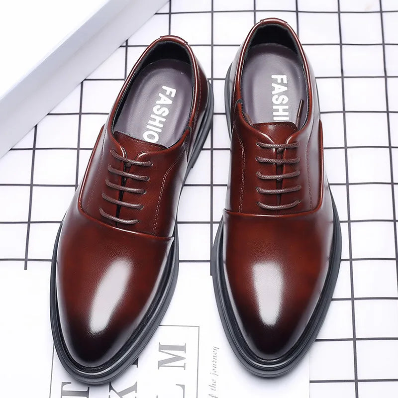 leather shoes men'