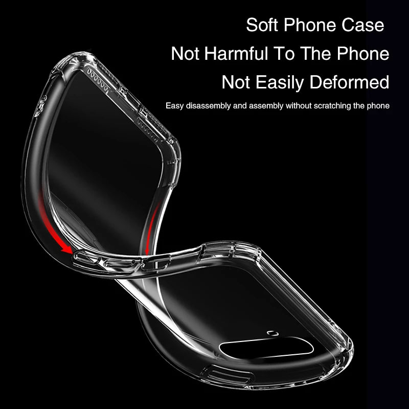 Airbag Silicone Phone Case for OPPO Realme X2 Pro XT X Transparent Soft Back Cover Anti Knock Simple Fundas Carcasas Accessories