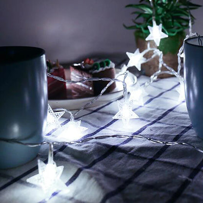 LED String Lights Outdoor Star Chain Lights Garland Lights Bulb