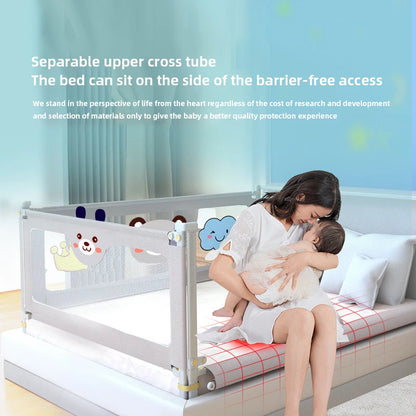 1 Pc Baby Safety Bed Barrier | Children Bed Rail Guard | Washable Toddler Protector | Bedroom Fence for Kids | Tonyfinger Store