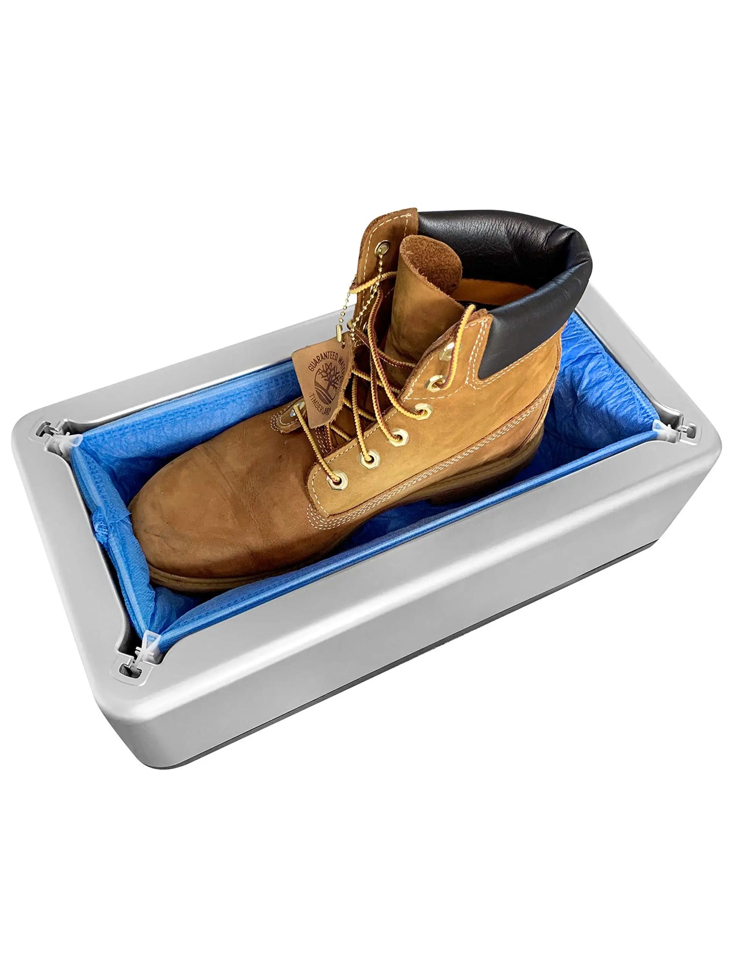 Portable Automatic Shoe Cover Dispenser - Waterproof, Hand-Free for Home & Office