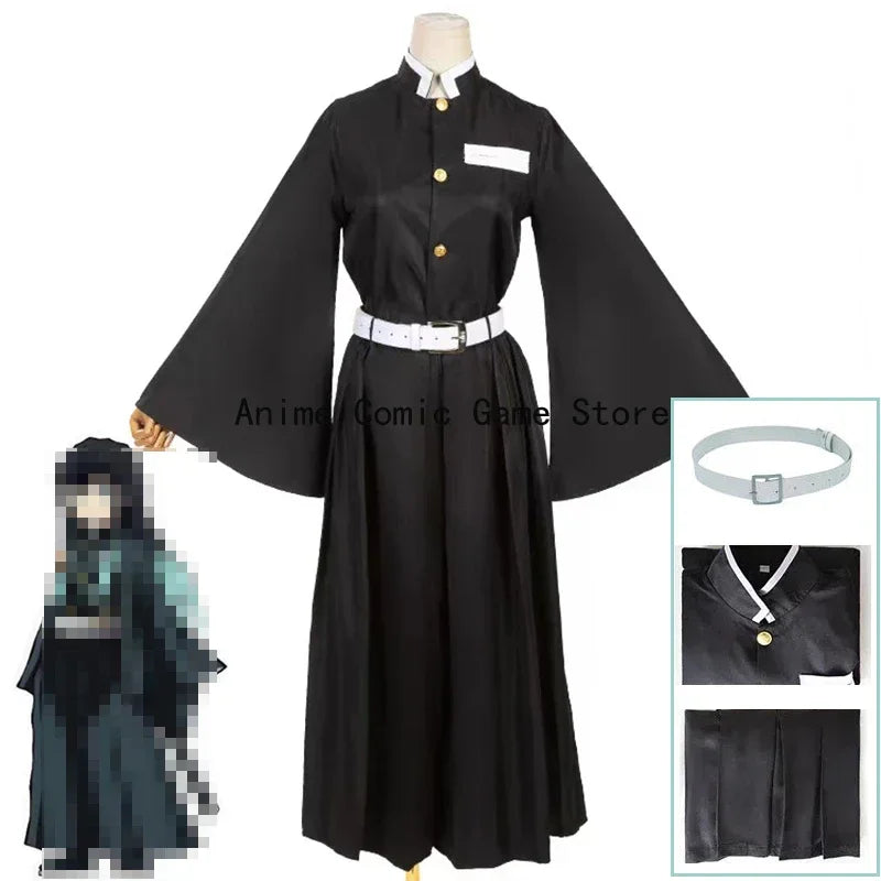 Tokitou Muichirou Cosplay Costume Full Set with Wig & Shoes for Adults | Anime Uniform Halloween Party Outfit | tonyfinger store