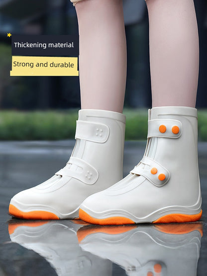 Women's Silicone Non Slip Thickening and Wear-Resistant Children's Rain Boots