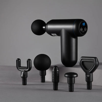 32 speeds LCD Massage gun Electric Fascia Gun Slimming deep muscle Relaxation Percussion Neck Back Foot Shoulder Mini Massager