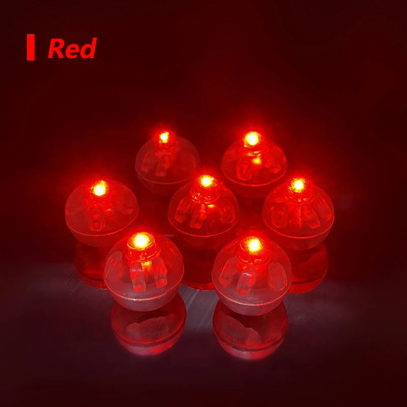 LED Glow Balloons (10/20/100Pcs) - Flashing Luminous Lights for Party & Wedding Decor | tonyfinger store