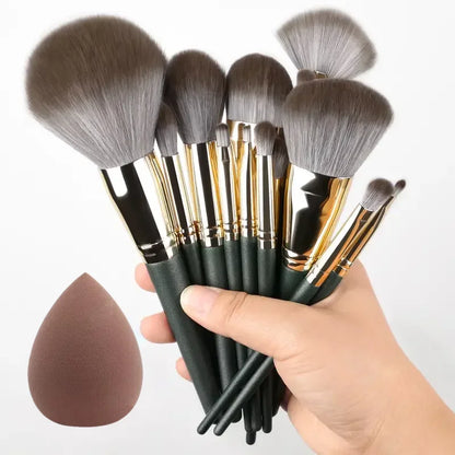 10-20PCS Makeup Brush Set - Powder, Eye Shadow, Highlighter, Foundation & Contour Brushes | Tonyfinger Store