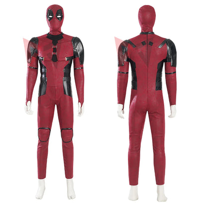 New Deadpooling 3 Cosplay Costume Wade Wilson Jumpsuit & Belt Set - Movie Anti-Hero Suit for Halloween | tonyfinger store