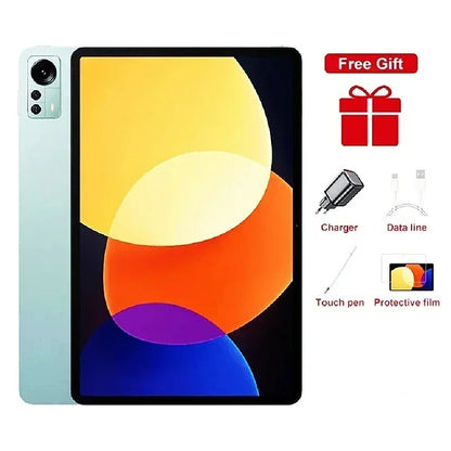 2024 NEW Google Tablette PC Pad 6 Pro | 11 Inch Android 12 Tablet | 16GB RAM | 1TB Storage | 5G Dual SIM | With Keyboard & Accessories - tonyfinger store