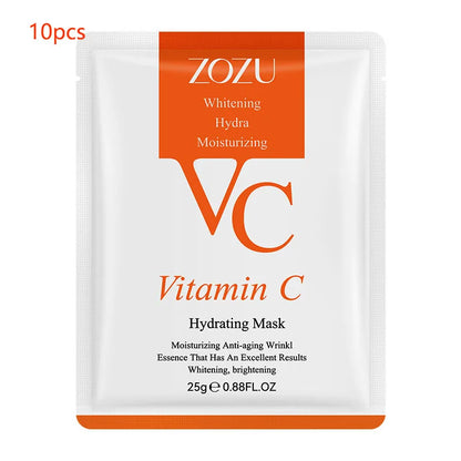 10pcs Collagen Vitamin C Facial Mask - Moisturizing Skin Care, Hydrating Facial Mask | tonyfinger store