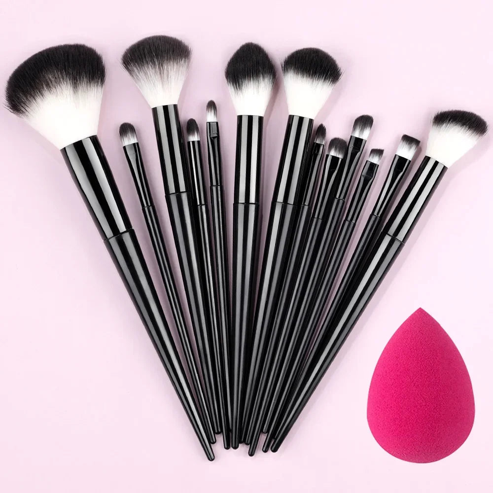 10-20PCS Makeup Brush Set - Powder, Eye Shadow, Highlighter, Foundation & Contour Brushes | Tonyfinger Store