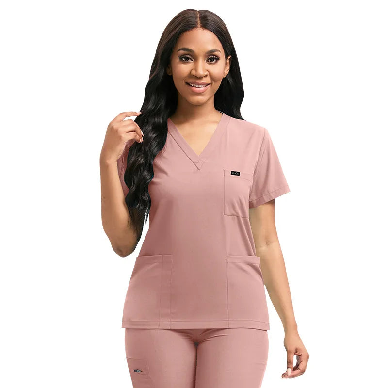 Clinic nurse work clothes Unisex scrub set Medical uniform Beauty Salon Dental Surgical suit Pharmacy doctor Overalls workwear