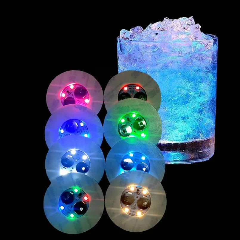 LED Coaster Lights (10-100 Pcs)