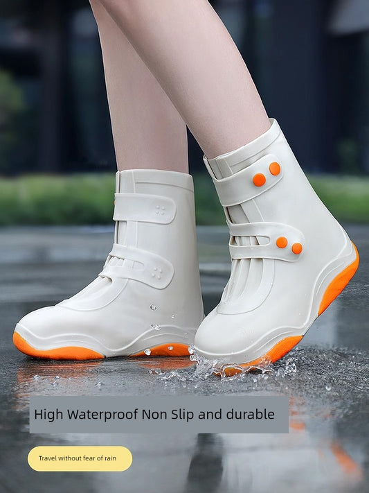 Women's Silicone Non Slip Thickening and Wear-Resistant Children's Rain Boots