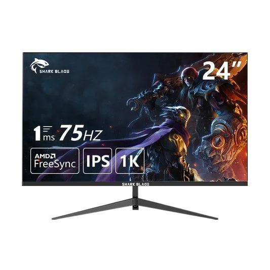 24 Inch Curved LCD Monitor - SHARK BLADE 75Hz Full HD Gaming Display | E-IPS Panel | Tonyfinger Store