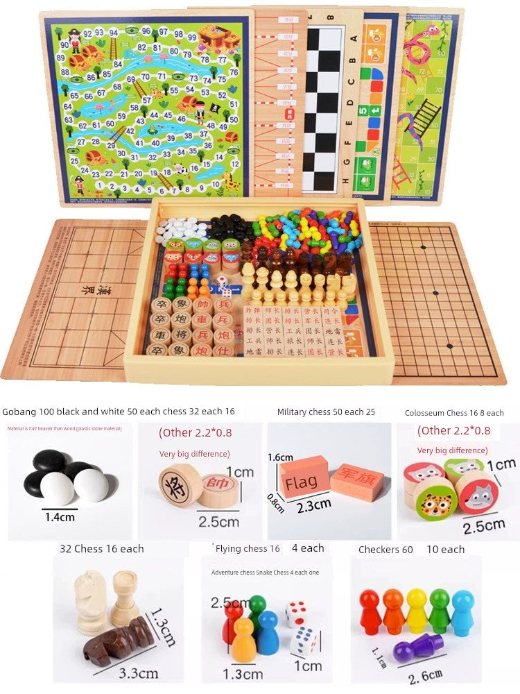 Multi-Functional Aeroplane Chess Puzzle for Kids