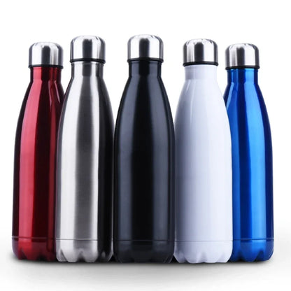 Insulated Stainless Steel Water Bottle - 350/500/750/1000ml - Hot & Cold Thermos