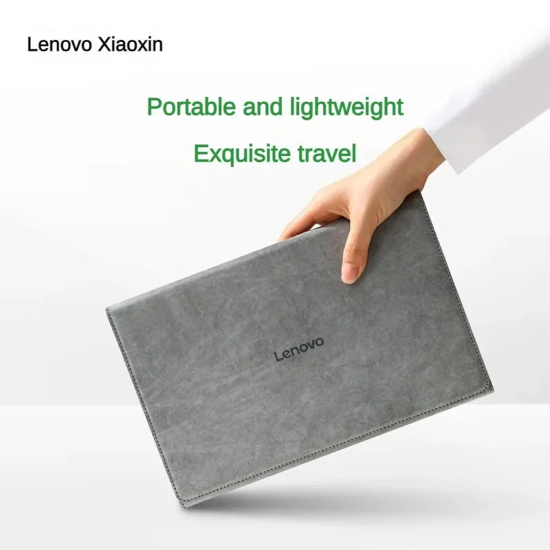 Original Lenovo Storage Clip for Tab Plus 2024 Xiaoxin Pad Studio Protective Case Bag Simple Light PU Inner Magnetic Gray Androi