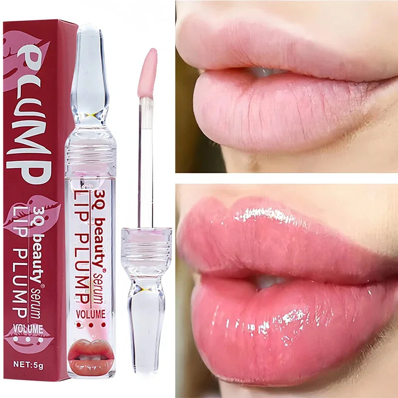 New Instant Lip Oil Plumper Volumising Moisturizing Lip Repairing Fade Lip Lines Brighten lip plumping gloss Oil Lips Care 2024